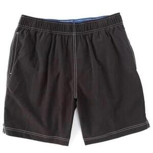 Roundtree & Yorke Black 7" Inseam Swim Trunks  - Size XL NWT